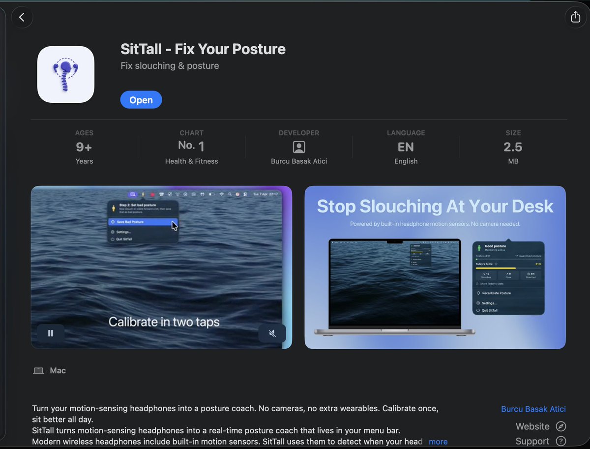 SitTall - Fix Your Posture tweet media