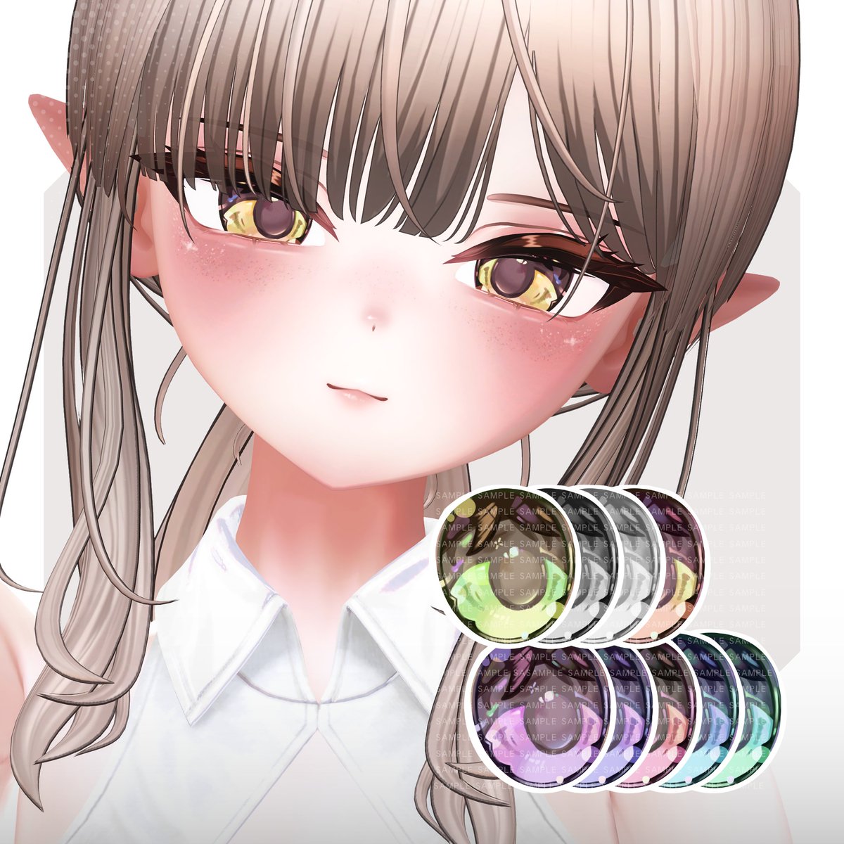 1Degree0o's tweet photo. 『【まよ Mayo】Elf Veil Eye + MakeUp + Blendshape』 販売開始 Start Selling❕
#1degree0 RT＆Followイベント
抽選で3名様にプレゼント

▫ 参加方法
フォロー Follow @1Degree0o &amp; RT this post
⌚27/4 23:59 (JST)まで

◽販売 DL◽
https://t.co/MKCK5J83tF

#booth_pm #VRChat #VRC #Mayo_3D https://t.co/qxPPAIYVdG