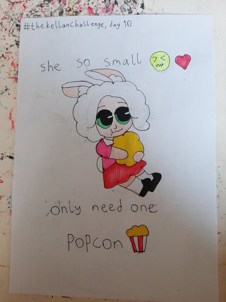 pequodthesleek's tweet image. Day 10 of #thekellanchallenge, meme redraw. I found this meme of Plankton holding a popcorn, and redrew Kellan in it. I like memes with endearing vibes, don't you agree?
#artoflegends #backlog