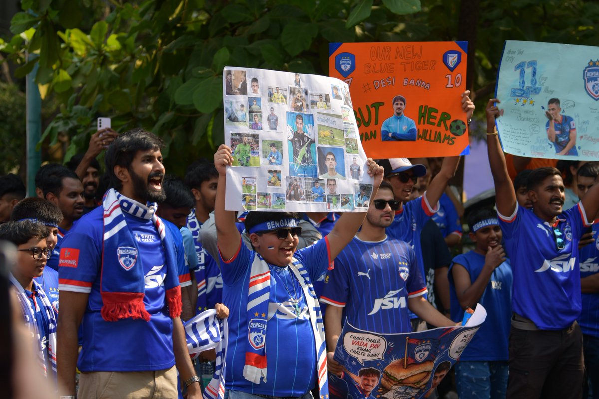 bengalurufc's tweet image. The soul of Kanteerava! 💙

#WeAreBFC #ISL12 #BFCMCFC #Jotheyali