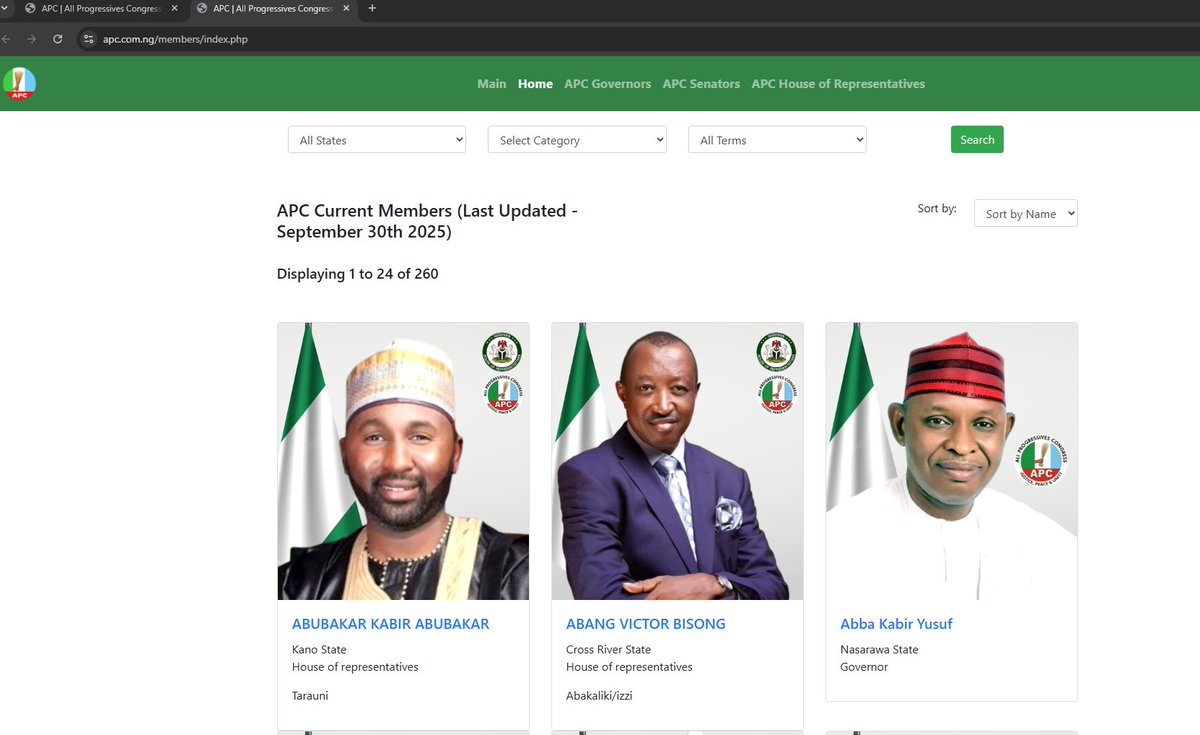akeremonsur's tweet photo. @OfficialAPCNg  
Fix your website, and maybe fire your webmaster.
I stumbled on the webpage while researching, and I'm beginning to wonder what the membership register will look like. https://t.co/mVyu66F3Ov