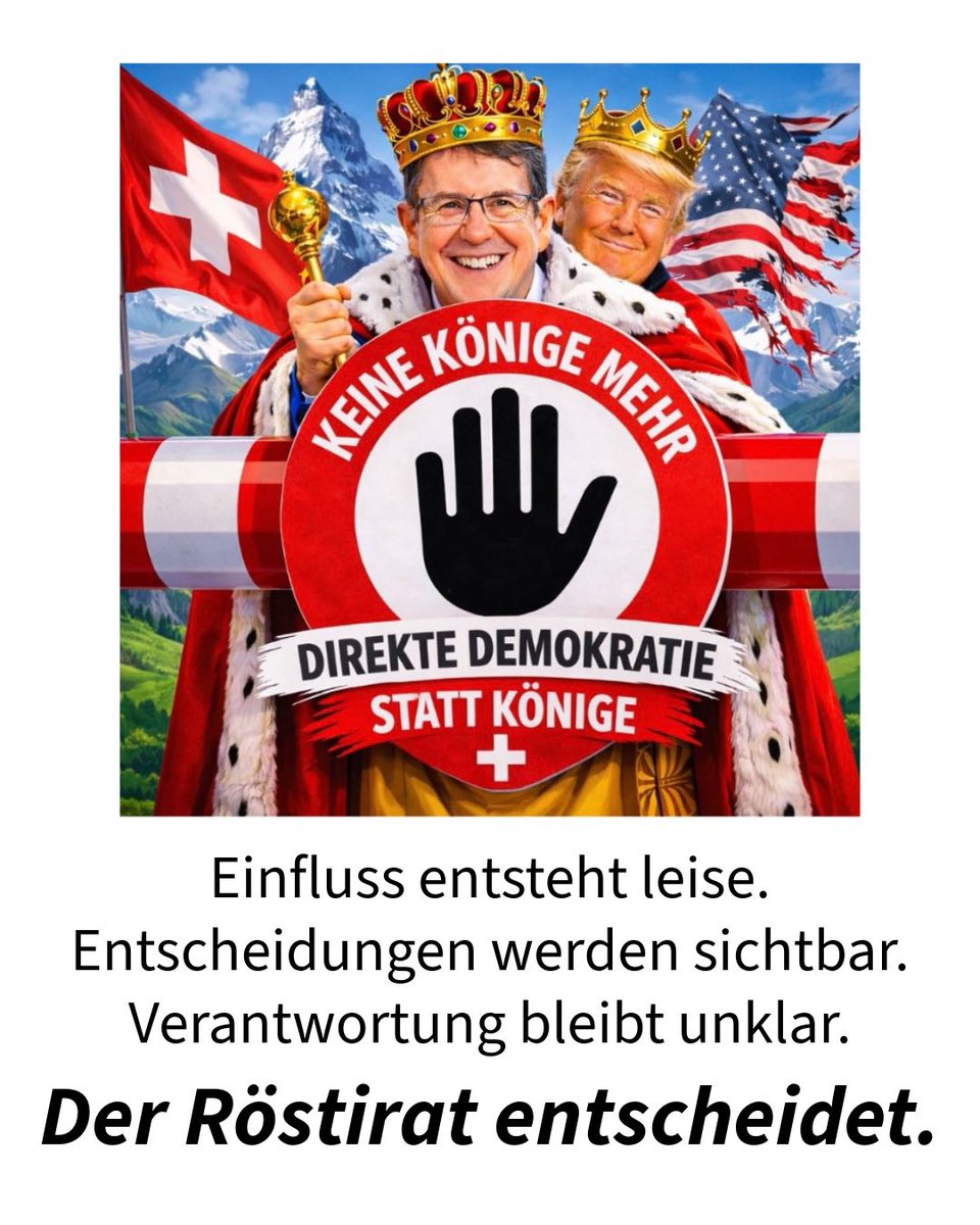 regu5870626's tweet image. Die Sorge bleibt – gerade wenn Worte und Verhalten nicht zusammenpassen.

#KönigRösti #Bundesrat #PolitikCH