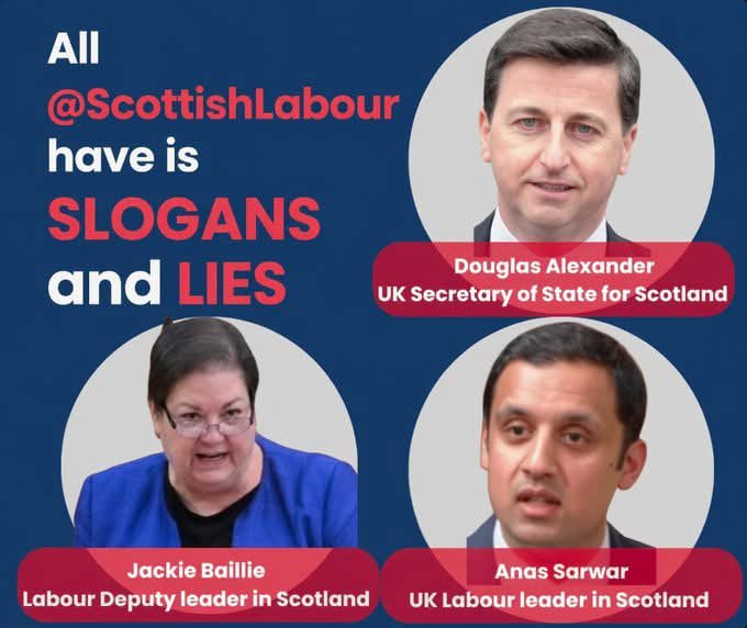 Scot_Marshy's tweet image. The new phase of the floundering @ScottishLabour campaign seems to be 

“Beat the SNP”

Not relying on any positive policies, ignoring their Westminster paymasters and nothing positive to say just…beat the other guys 

#pathetic