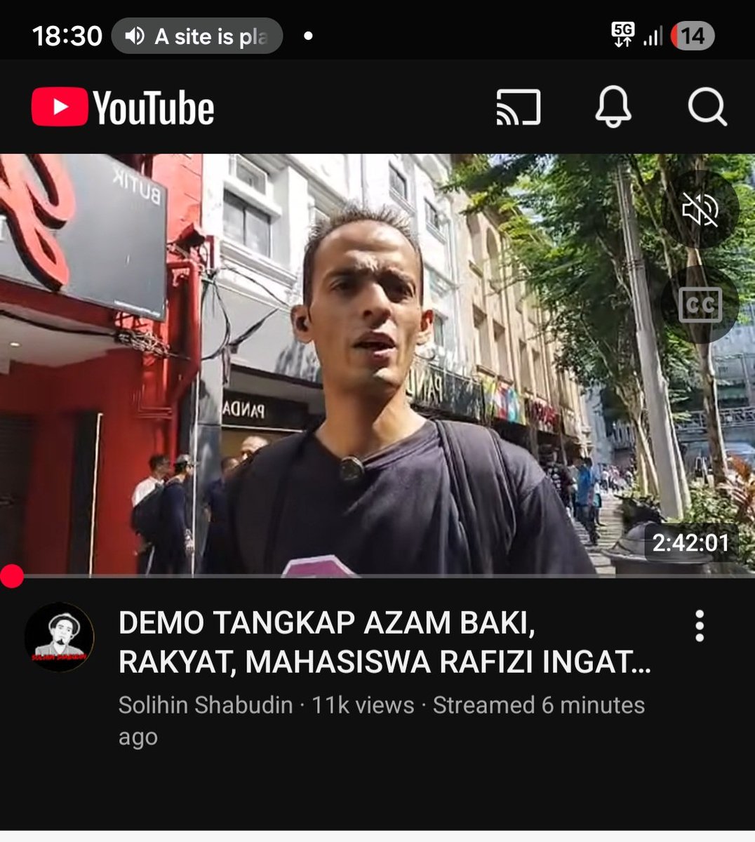 afzan_ar's tweet photo. @RajaMohdShahrim Sakan menjilat...RR dh bgitau,,low turnout,,sebab org ramai join streaming..
Nah.. nie bru 1 channel...
11k. https://t.co/6CfoW83AMA