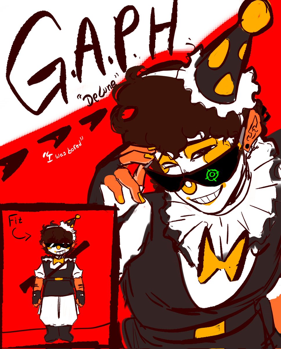 banapierrot_DOD's tweet photo. [Ooc!] 

> The new job in question https://t.co/1FZReOCIDF