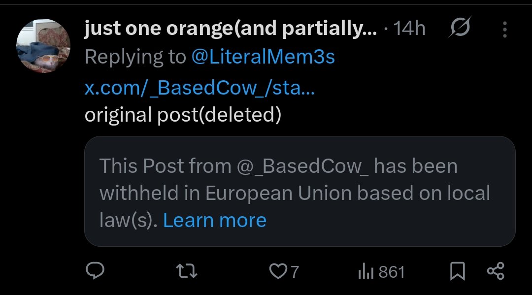George tweet media