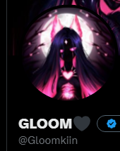 GLOOM🖤 tweet media