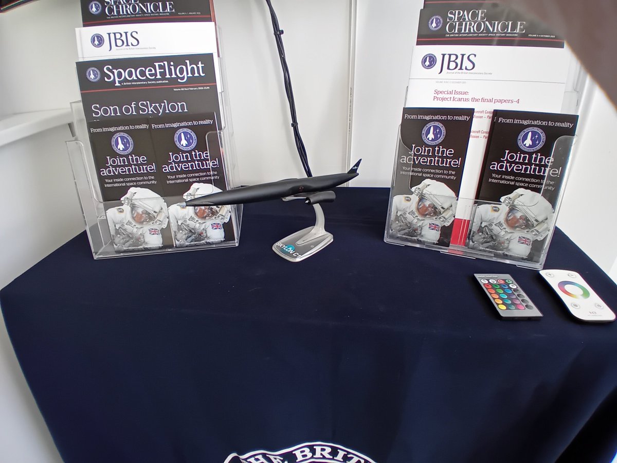 pendragonmist's tweet image. Hey @Rob_Coppinger  - space planes (large and small) abound in the foyer at the @BIS_spaceflight  H/Q. Thought of you and your new book when I was taking these pics.