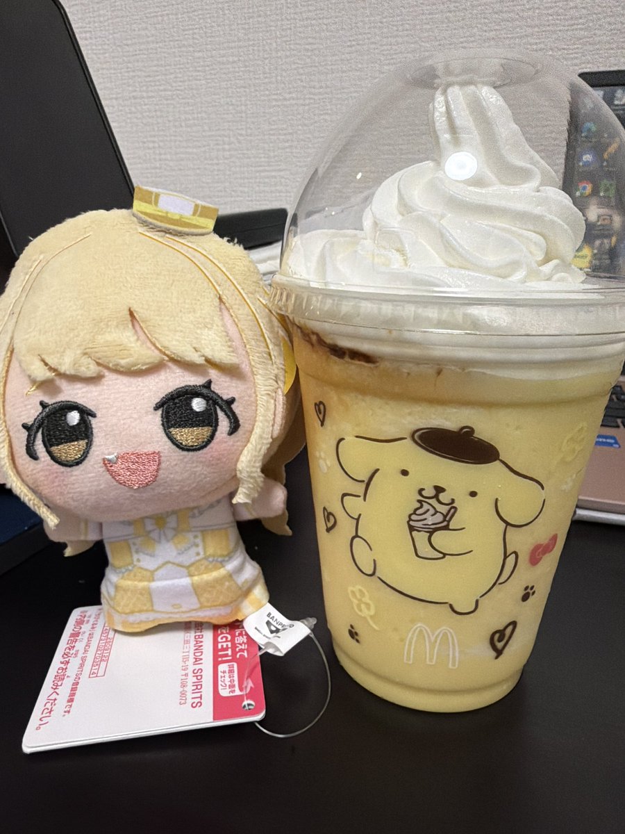 karta01Hi's tweet photo. 黄色同士
 #初星学園ぬいぬい部 https://t.co/Y25OYkmKAY