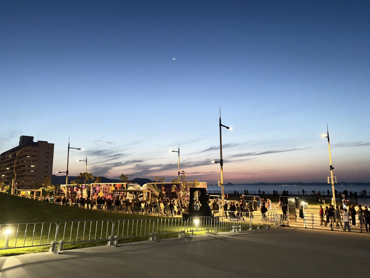 終演後にこの景色は格別💯