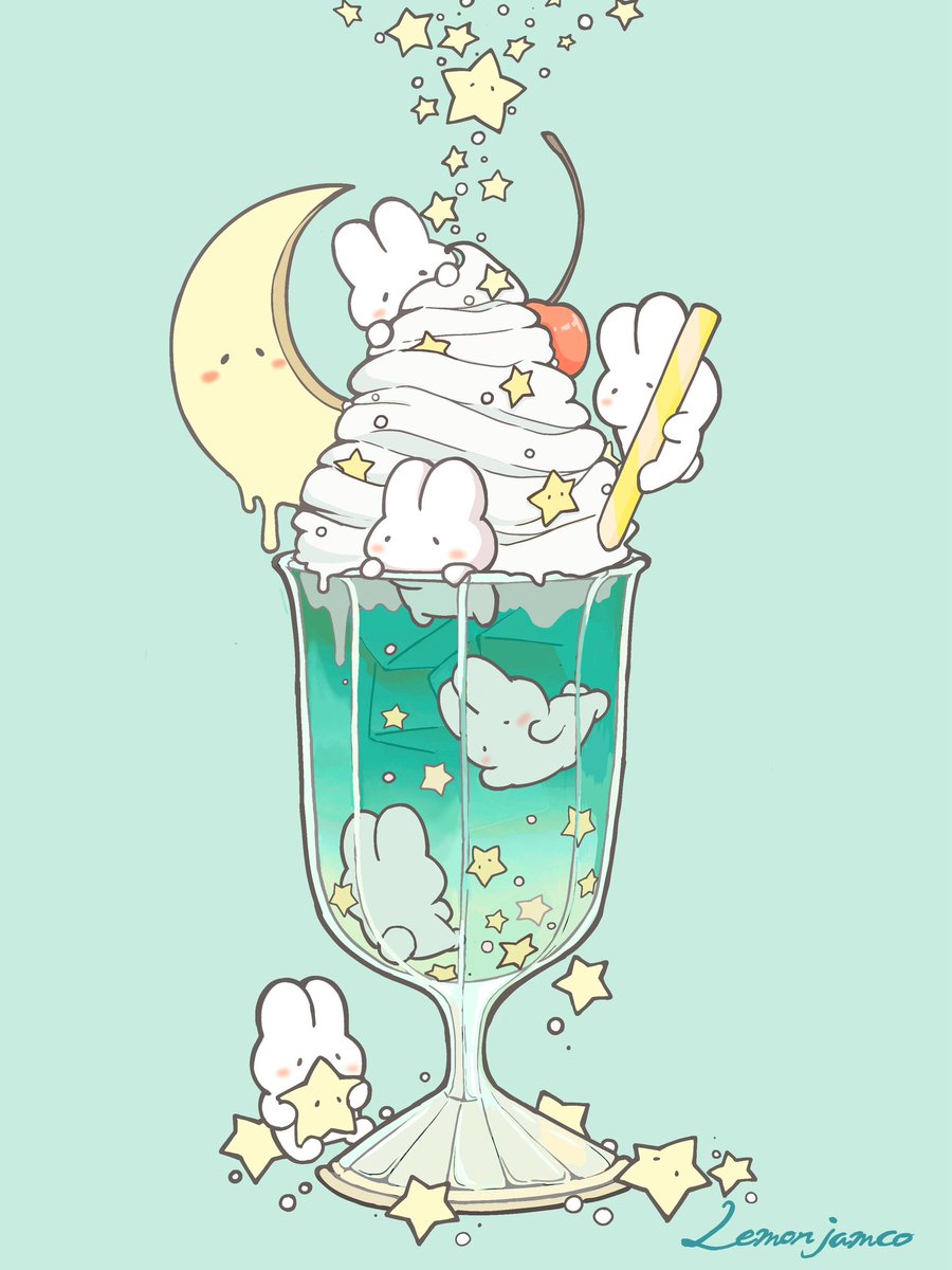 星屑クリームソーダ

#イラスト
