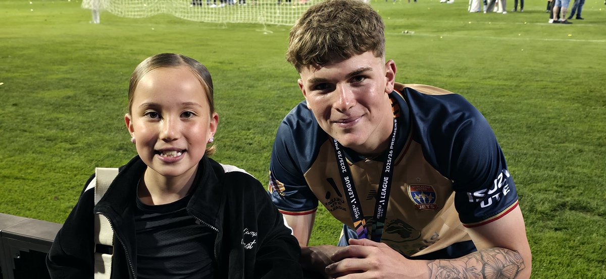 rooster_1979's tweet photo. We are premiers! @NewcastleJetsFC! We go on but crazy good year already! Treble? 🤞 https://t.co/jkKBNGfc2x