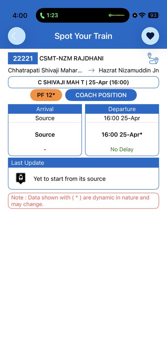 skmadc's tweet photo. Sir train No 22221 your NTES app says will leave from 12 No platform but it is on 18 number platform. At CSTM 
We are living in AI age . 
Please ask team railway to share correct information always . 
@RailMadad 
@PMOIndia 
@RailMinIndia https://t.co/ybGgVXgt2v