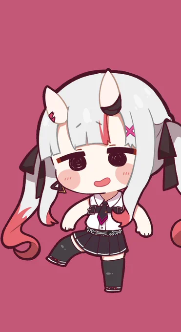 ニヤける余さん 壁紙ver #百鬼絵巻