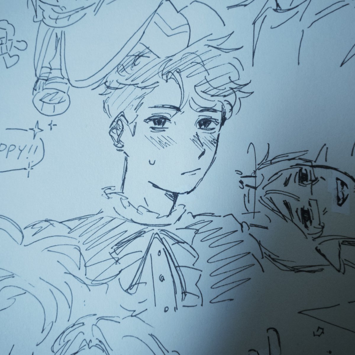 SunsonnaX3's tweet image. Biblically accurate Bbh and Skeppy
(I can’t draw real ppl bro🙂‍↕️) 

#Badboyhalo #Skeppy