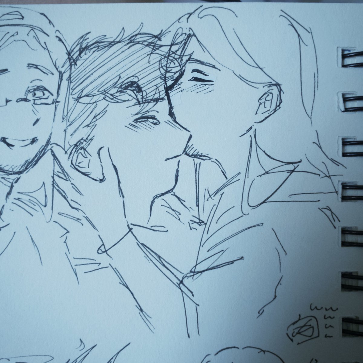 SunsonnaX3's tweet image. Biblically accurate Bbh and Skeppy
(I can’t draw real ppl bro🙂‍↕️) 

#Badboyhalo #Skeppy