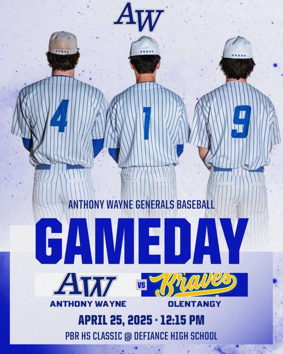 AWHS_Baseball's tweet photo. 🚨GAME DAY!🚨
🆚 Olentangy
🕛 12:15p
📍 Defiance HS
🎟 Cash Only
🍔🌭Cash Only

#BluePride https://t.co/8cUq6oGFDN