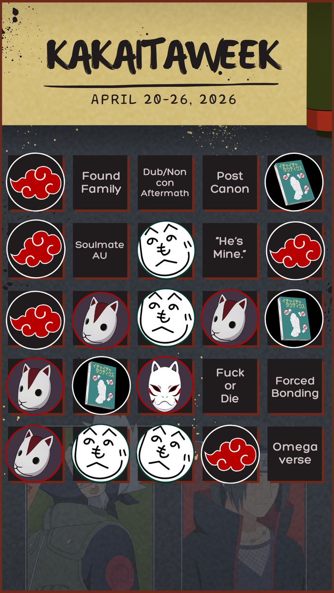 KakaItaWeek's tweet photo. It’s Day Six and we got another bingo 👏 https://t.co/3IgbqbHMZu