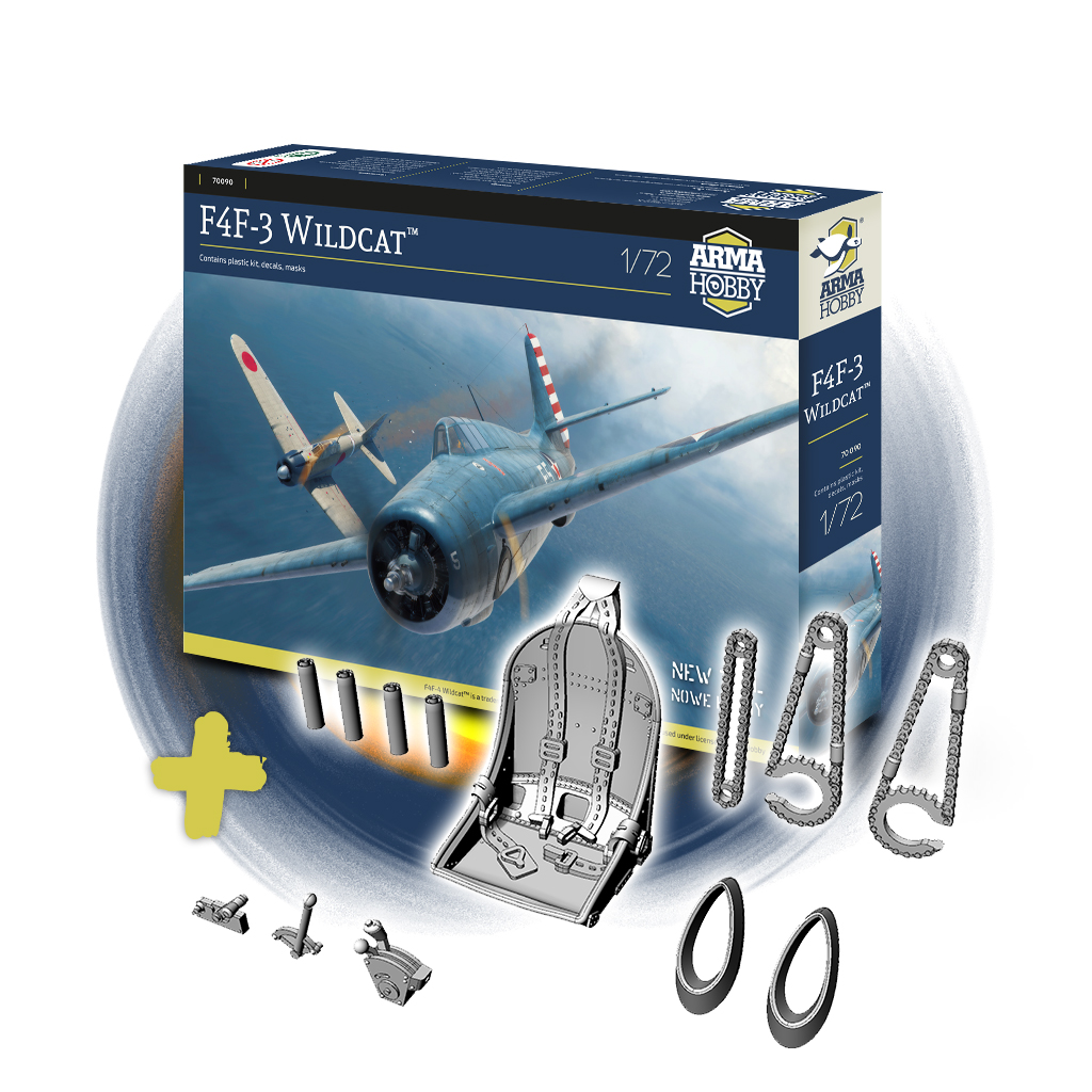 ArmaHobby's tweet image. New pre-orders are live.

From early Pacific battles to missions over Japan:

✈️ F4F-3 Wildcat – new tooling
✈️ P-51D Mustang VLR – Iwo Jima fighter

Which would you build first?➡️ armahobby.com/group/preorder…

#ArmaHobby #Wildcat #Mustang #ScaleModel #172scale #TTModelarze