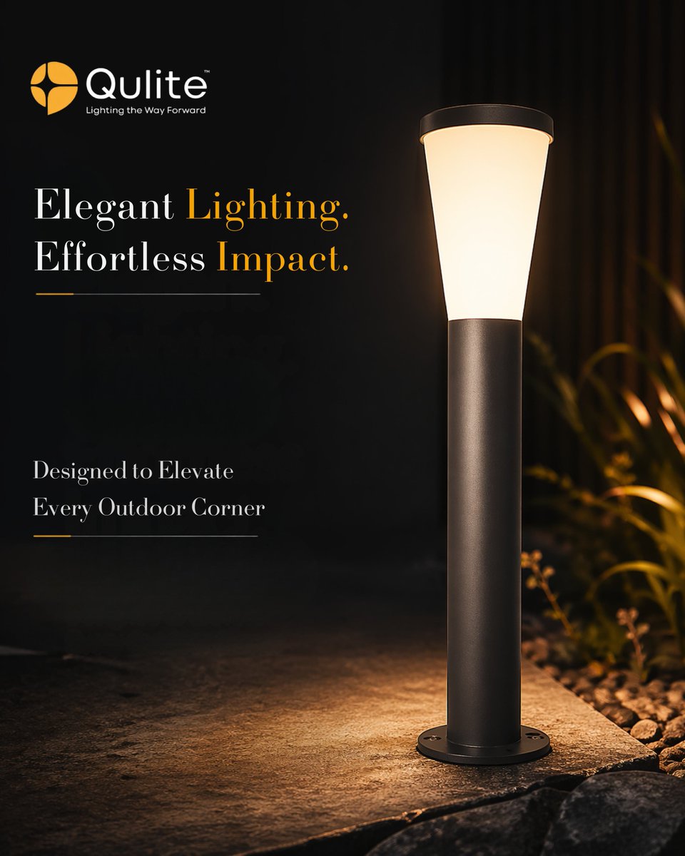 qulite_official's tweet image. ✨ Minimal Design. Maximum Impact.
Turn every outdoor corner into a statement of elegance with premium lighting that blends beauty, warmth &amp;amp; sophistication. 🌙💡
#OutdoorLighting #LuxuryLighting #BollardLights #ArchitecturalLighting #ModernExterior #LandscapeLighting