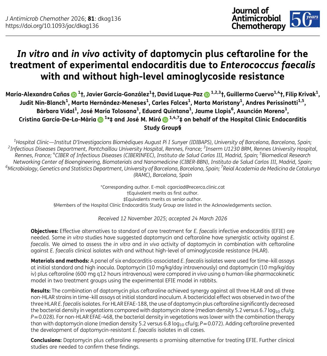 Endocarditis-Team Clínic Barcelona tweet media