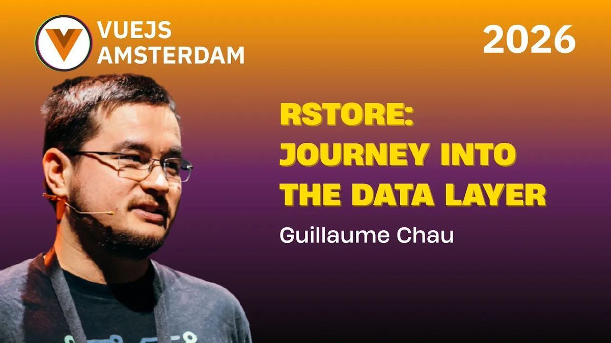 Vuejs Amsterdam tweet media