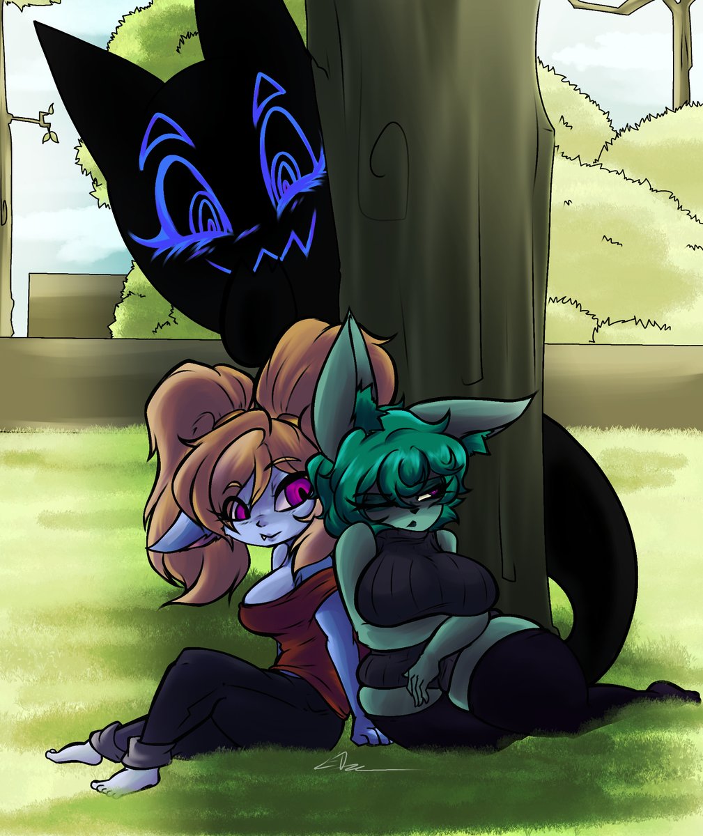 EDworldINK's tweet image. Commission for @/pixieluzonensis.bsky.social

#Yordle #poppy #vex