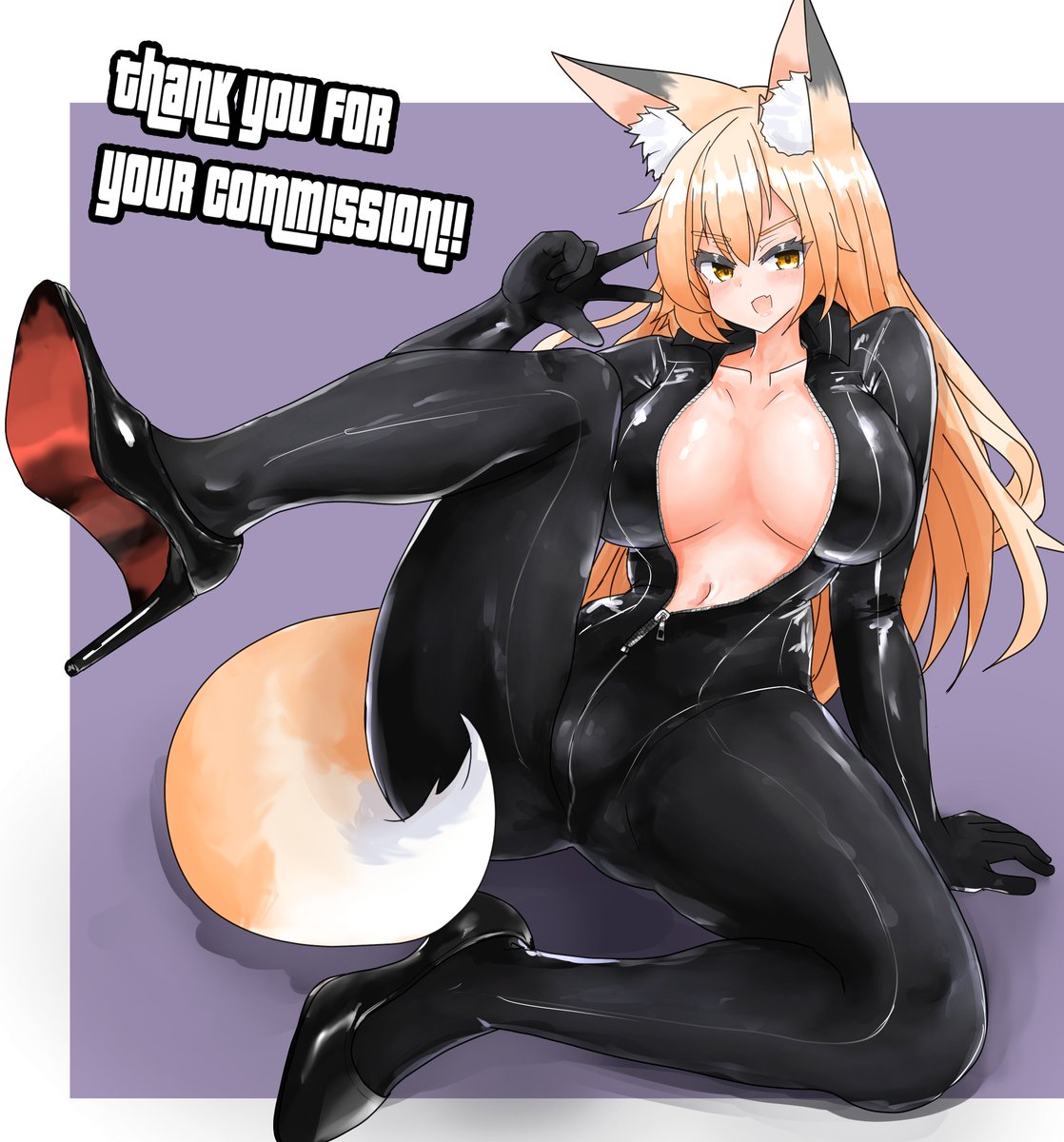 #skeb
依頼主さんのオリキャラを描かせて頂きました!
ぴちぴちライダースーツ、光沢がセクシーですよね!!
ご依頼ありがとうございました! 