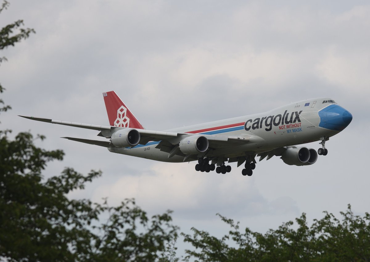 akira_raptor01's tweet image. 2026年4月25日
#成田空港（Narita International Airport）
#NRT #RJAA
⑥Cargolux   Boeing 747-8R7F/SCD   LX-VCF
   'Not Without Mask Livery'