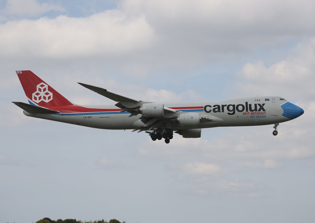 akira_raptor01's tweet image. 2026年4月25日
#成田空港（Narita International Airport）
#NRT #RJAA
⑥Cargolux   Boeing 747-8R7F/SCD   LX-VCF
   'Not Without Mask Livery'