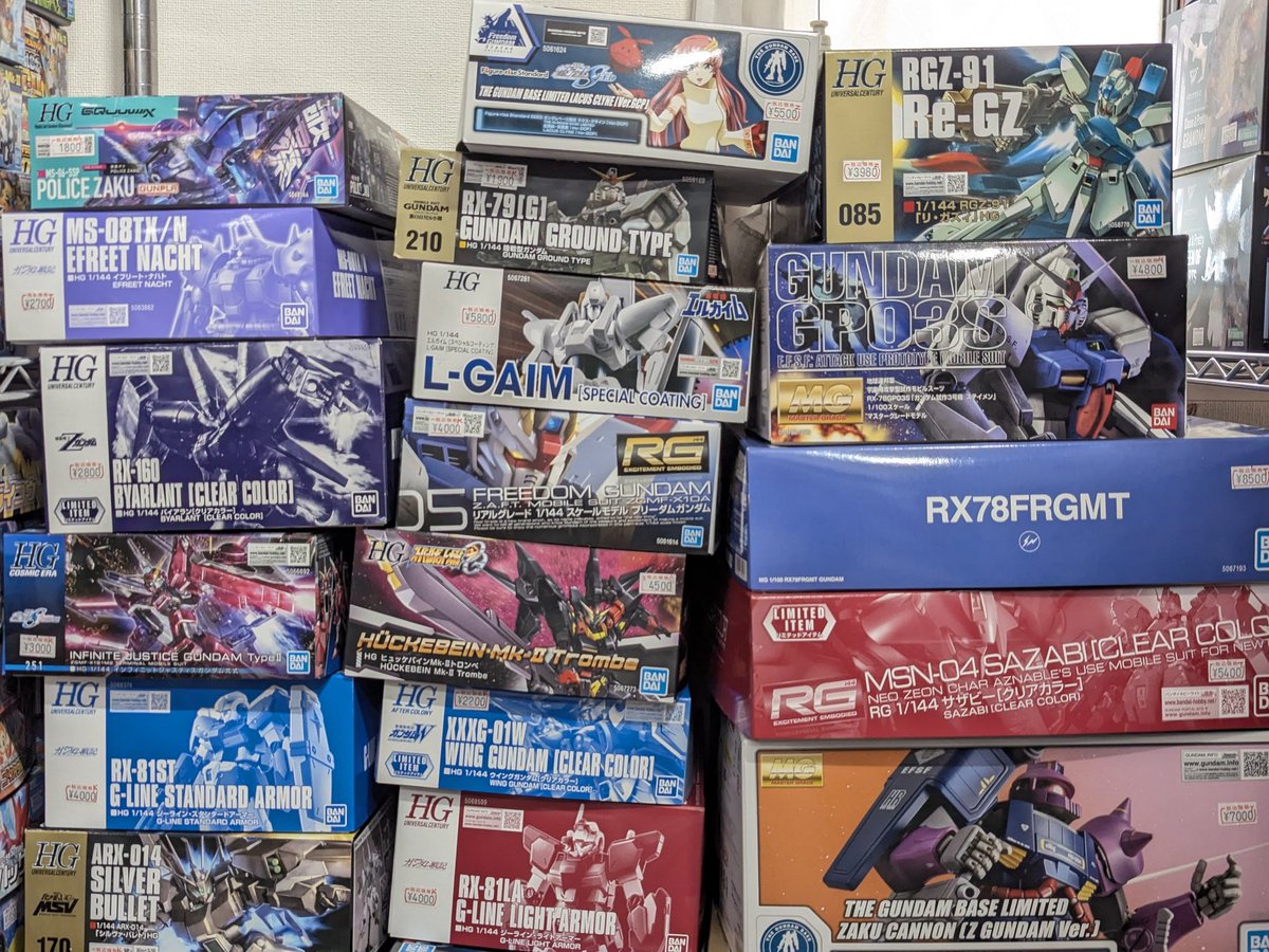 委託販売品】 ガンプラ騒動収束と共に委託販売品が増えました。 これ