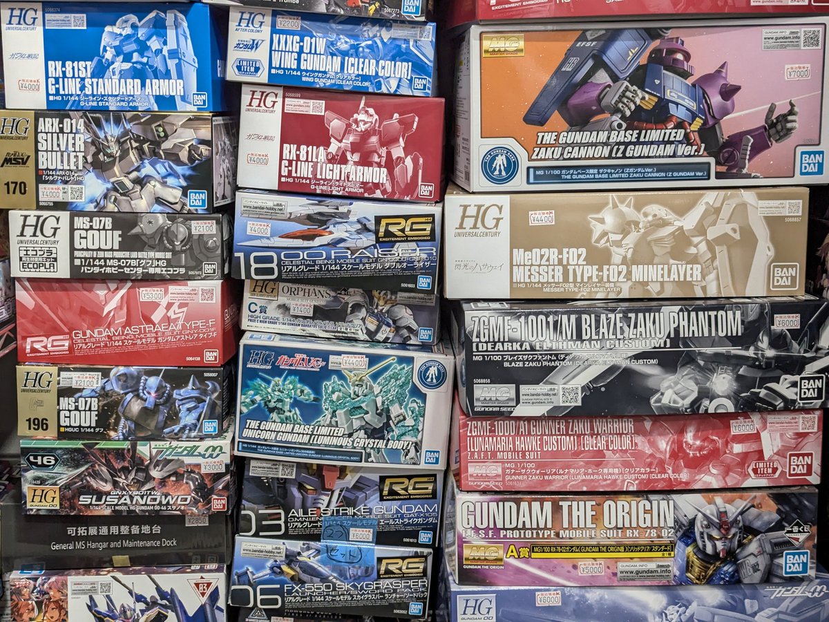 委託販売品】 ガンプラ騒動収束と共に委託販売品が増えました。 これ