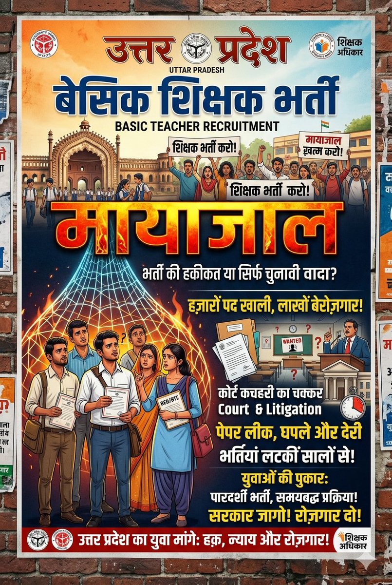 RishtoshRai's tweet photo. एक बात पक्की हैं जिस राजनीतिक पार्टी ने  बेरोजगारों युवाओं के भविष्य के साथ खिलवाड़ किया हैं।उसका विनाश भी भयावह होगा,एक प्रशिक्षित युवा 10 आईटी सेल के बराबर है।"बस समय का इंतजार है, धैर्य रखिए समय जरूर आएगा"🙏
#उत्तरप्रदेश_बेसिक_शिक्षकभर्ती_का_मायाजाल
 @narendramodi 
@UPGovt https://t.co/VaX6sueVhC