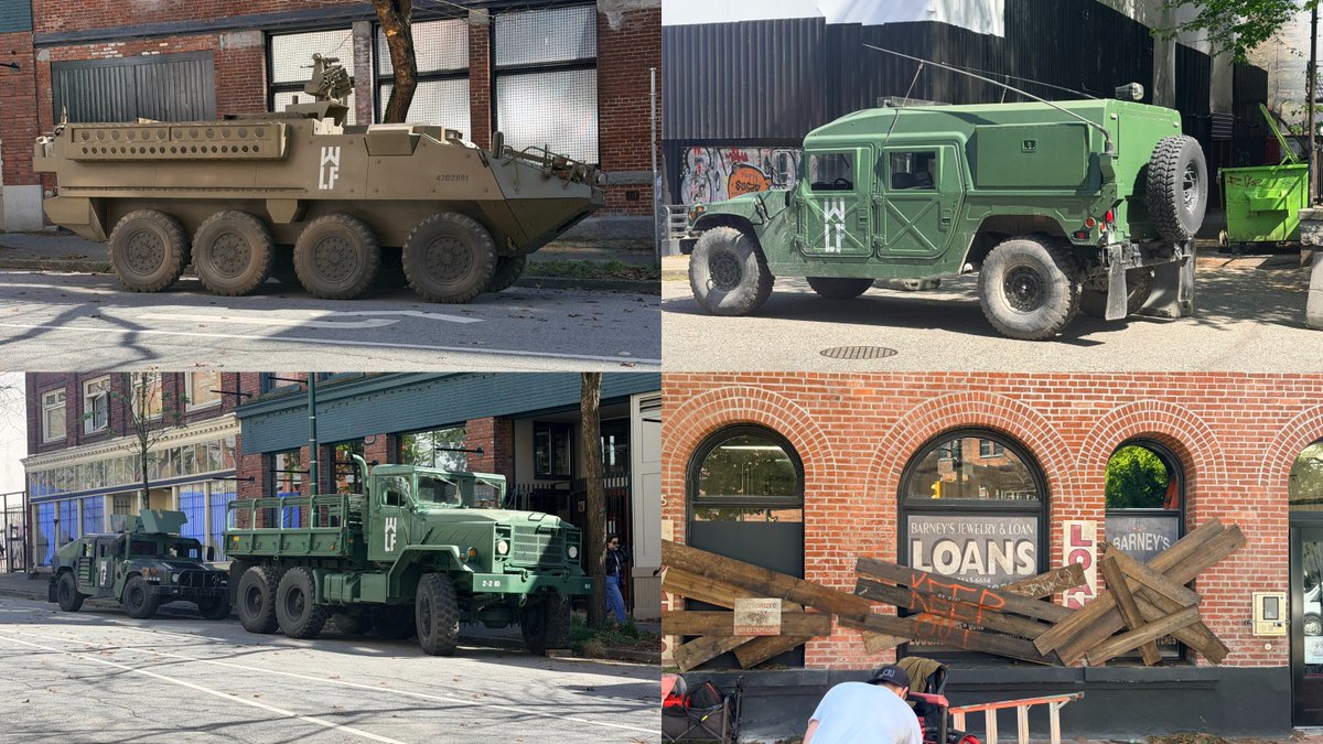 TheLastOfUsBR's tweet image. 🚨3ª temporada de #TheLastOfUs está atualmente filmando cenas para um episódio com Abby e a WLF, dirigido por Craig Mazin.

Veja imagens dos bastidores:
(via @CaptCanuck66)