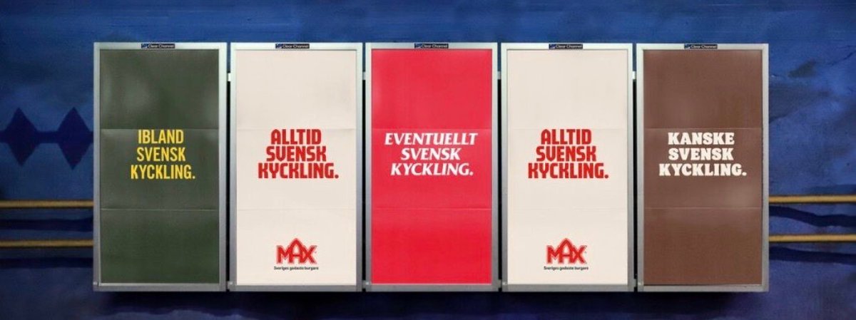 Bull scandi standard som levererar till Max!