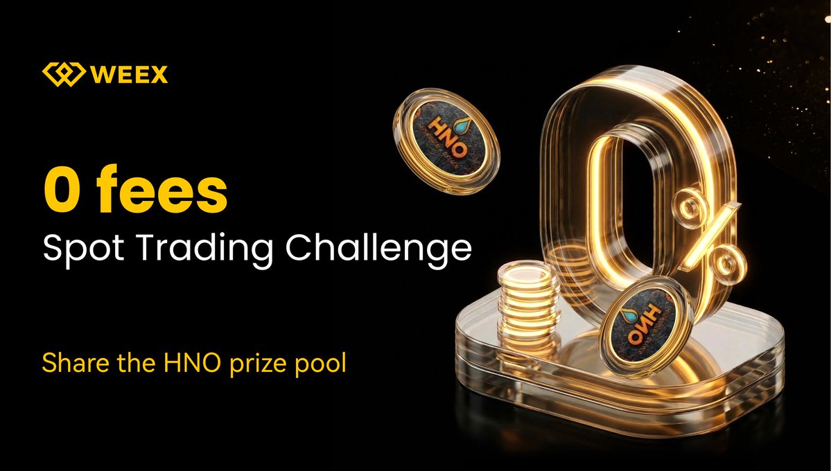 WEEX_Official's tweet image. 🎁 $HNO airdrop: 66,666,666 HNO! Enjoy 0-fee trading and unlock multiple rewards!  
📅2026/04/25 18:00:00 - 2026/05/02 18:00:00 (UTC+8)

👉 Join: bit.ly/4ts3NaQ
👀 Follow: @WEEX_Official 
❤️ RT + LIKE
  #blockchain #tradetoearn #bitcoinprice #ethereumprice