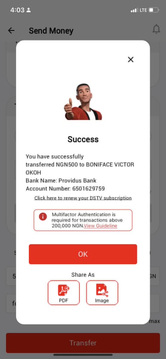 Good morning <a href="/boniface_jrn/">Victor Boniface</a> pls help me refund this money before i go report you for bank
Na the last money wey dey my account be that
I hope my message me you well sir
I want to use the money to invest in something very important and peculiar to my life