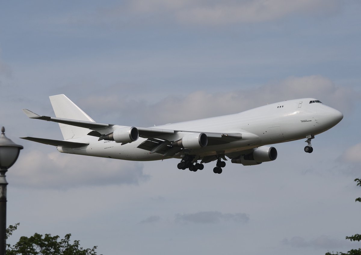 akira_raptor01's tweet image. 2026年4月25日
#成田空港（Narita International Airport）
#NRT #RJAA
⑧Atlas Air   Boeing 747-4KZF/SCD   N407KZ

※⑤に続いて今日2機目の白アトラスジャンボ
※機体記号も連番