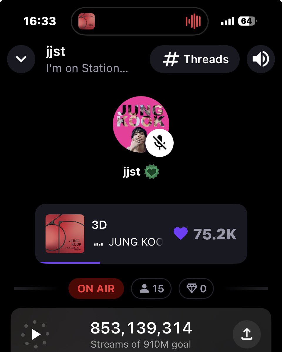 参加してます🫶✨

JJST Stationhead ON AIR
share.stationhead.com/xswqjrasq14t

皆さまと一緒にストリーム
ジョングクを応援します

STREAM FOR JUNGKOOK 
#WeLoveYouJungKook 
#HereForJungKook
