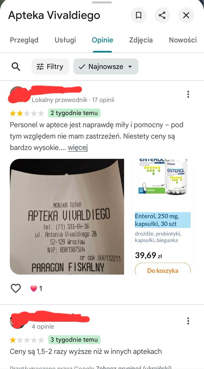 Lucas_pharmacy's tweet photo. Jagodno ~12 tys. mieszkańców - chyba jedna z najsłynniejszych dzielnic Wrocławia.

15 października 2023 mówiło się o kolejkach do lokali wyborczych.
Ale była tam jeszcze jedna kolejka — do jedynej apteki "Vivaldiego".

Od 2017 roku: lokalny monopol apteczny.

Efekt?
💸 ceny 1,5–2x wyższe niż gdzie indziej
💬 opinie: „koszmarnie wysokie ceny”, „wykorzystują brak konkurencji”

Dopiero niedawno otworzyła się druga apteka JAGODNO.
Ale żeby ją otworzyć — trzeba było zbierać podpisy mieszkańców i przejść przez absurdalną batalię.

Czy to jest normalne w 2026 roku?
To efekt ustawy „Apteka dla Aptekarza” (2017).
Taki trochę „Polski Ład” dla aptek — z nazwą, która obiecywała porządek,
a w praktyce skończyło się drożyzną i blokowaniem konkurencji.
👉 mniej aptek = wyższe ceny
👉 mniej konkurencji = gorsza dostępność

Pacjenci płacą za złe regulacje.

Politycy — serio uważacie, że to działa dobrze?

#Zdrowie #Apteki #Polityka #Wrocław #Jagodno

@donaldtusk
@KosiniakKamysz
@wlodekczarzasty
@adamSzlapka
@MaciejBerek
@MGolbik
@Arlukowicz 
@MZ_GOV_PL
@KaKacperczyk
@GIF_GOV_PL
@NPietrykowski50
@meysztowicz 
@JoannaWicha
@ZanetaSliwowska
@WioletaTomczak
@Szymanowska2050
@BodnarIzabela
@Paslawska
@bozenalisowska
@PolaMatysiak
@M_Jozefaciuk
@PracodawcyRP 
@WojewodzkiUrzad 
@wroclaw_info