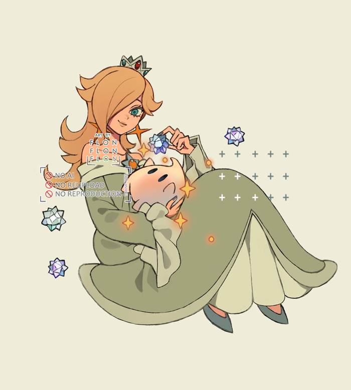my girl and her bby 💫

#rosalina #supermariogalaxy #supermario #mario
