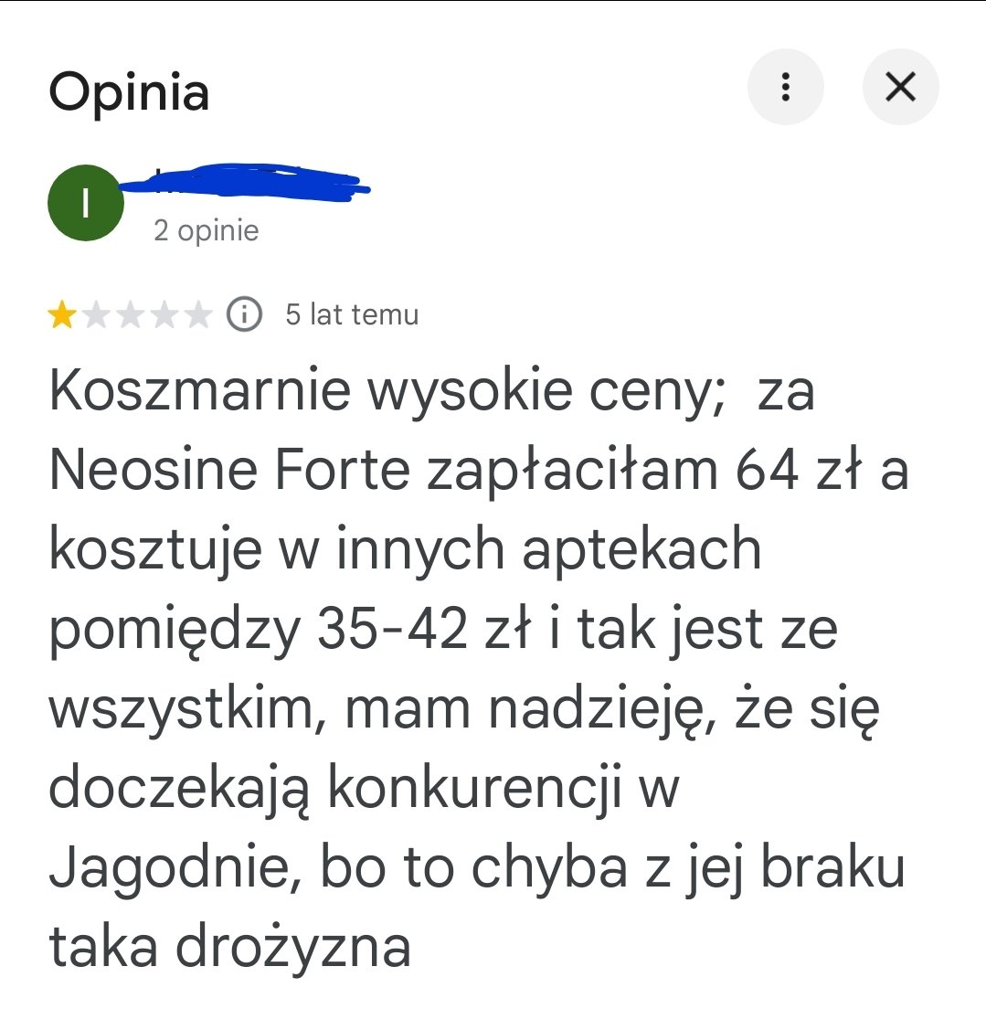Lucas_pharmacy's tweet photo. Jagodno ~12 tys. mieszkańców - chyba jedna z najsłynniejszych dzielnic Wrocławia.

15 października 2023 mówiło się o kolejkach do lokali wyborczych.
Ale była tam jeszcze jedna kolejka — do jedynej apteki "Vivaldiego".

Od 2017 roku: lokalny monopol apteczny.

Efekt?
💸 ceny 1,5–2x wyższe niż gdzie indziej
💬 opinie: „koszmarnie wysokie ceny”, „wykorzystują brak konkurencji”

Dopiero niedawno otworzyła się druga apteka JAGODNO.
Ale żeby ją otworzyć — trzeba było zbierać podpisy mieszkańców i przejść przez absurdalną batalię.

Czy to jest normalne w 2026 roku?
To efekt ustawy „Apteka dla Aptekarza” (2017).
Taki trochę „Polski Ład” dla aptek — z nazwą, która obiecywała porządek,
a w praktyce skończyło się drożyzną i blokowaniem konkurencji.
👉 mniej aptek = wyższe ceny
👉 mniej konkurencji = gorsza dostępność

Pacjenci płacą za złe regulacje.

Politycy — serio uważacie, że to działa dobrze?

#Zdrowie #Apteki #Polityka #Wrocław #Jagodno

@donaldtusk
@KosiniakKamysz
@wlodekczarzasty
@adamSzlapka
@MaciejBerek
@MGolbik
@Arlukowicz 
@MZ_GOV_PL
@KaKacperczyk
@GIF_GOV_PL
@NPietrykowski50
@meysztowicz 
@JoannaWicha
@ZanetaSliwowska
@WioletaTomczak
@Szymanowska2050
@BodnarIzabela
@Paslawska
@bozenalisowska
@PolaMatysiak
@M_Jozefaciuk
@PracodawcyRP 
@WojewodzkiUrzad 
@wroclaw_info