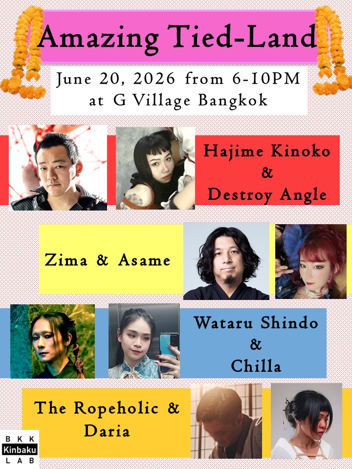 Bangkok Kinbaku Lab tweet media