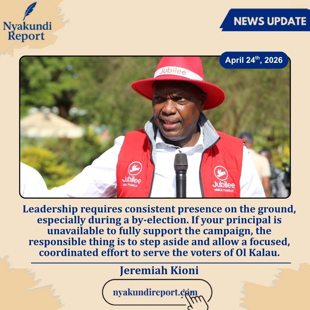 Jeremiah Kioni speaks of the responsible thing to do, but responsibility in this context means acknowledging that a sick leader cannot be judged for being absent.
Mt. Kenya Mourns
Pray For Gachagua
Omba Omba Rigathi
#QuickRecoveryRiggy
