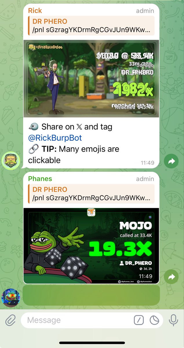 19.3x on $MOJO
LFG🔥🚀🚀🚀

sGzragYKDrmRgCGvJUn9WKwrmnUZwfmkNQLTSPfdMNq