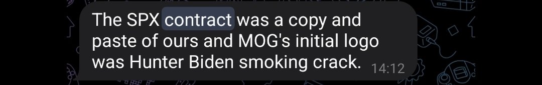 MarkWallbag's tweet photo. The #spx6900 contract was a copy and paste of HarryPotterObamaSonic10Inu and
@mogcoin #mogcoin initial logo was Hunter Biden Smoking crack.
Lame derivatives now pretending to be good coins
All aeons are lazy people like
@DCASPX6900 trying to make money using other people. https://t.co/HAa5kFWbzo