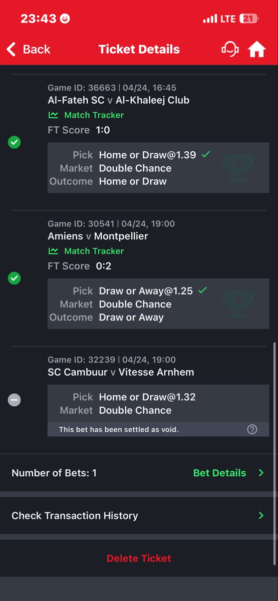 stephen_ineh's tweet photo. The game between Cambuur and vitesse yesterday was deemed voided by @SportyBet @SportyBetNG yesterday even when the game was concluded. Other bet platforms paid out the game but the voided it to minimise cashout. @sportingking365 @Mrbankstips @megamind009 @29_xhelo This is fraud https://t.co/prWBPoWJbn