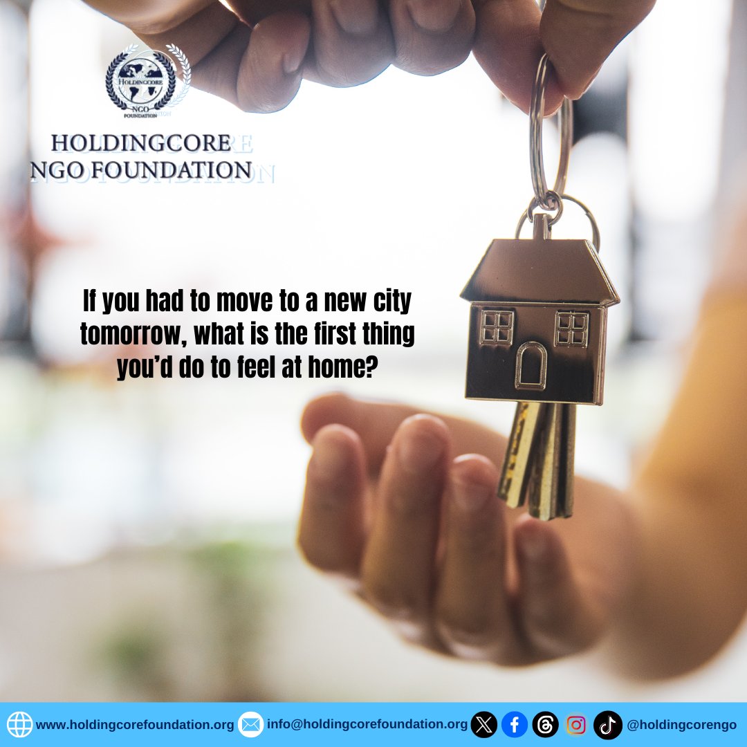 Holdingcorengo's tweet image. Drop your "Day 1" priority in the comments below!

#FreshStart #CityLife #TravelVibes #SettlingIn #HoldingcoreEMPFoundation