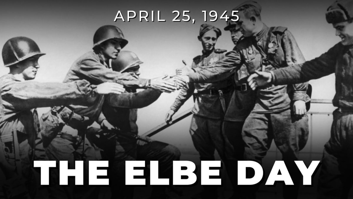 EmbassyofRussia's tweet image. #WeWereAllies

🤝 On April 25, 1945, a landmark event took place in history of anti-Hitler coalition &amp;amp; #WW2 — near the German town of Torgau, Soviet soldiers shook hands with their American brothers-in-arms, marking the imminent collapse of Nazi Germany

#Victory81