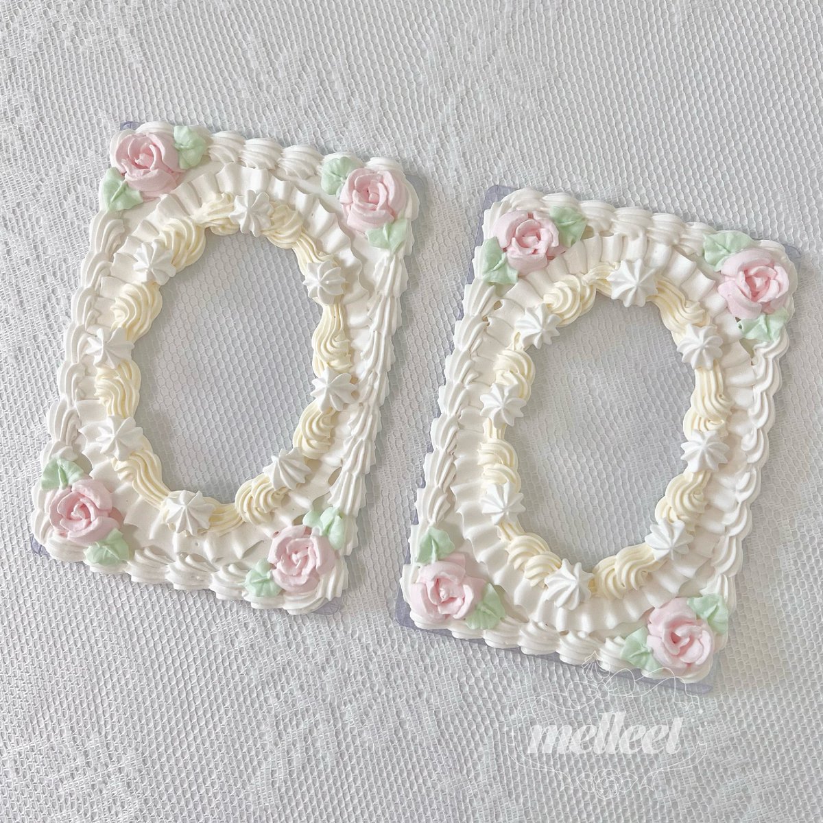 melleeteni's tweet photo. フェイクスイーツ作家が作るホイップデコ♩
B7サイズもお作りしました❗️

🎀ゼロスリー様のポップアップにお持ちします！
4/28〜5/12 新宿マルイアネックス1Fにて
（melleetは4/28〜5/4のみ） https://t.co/kAneEqF16N